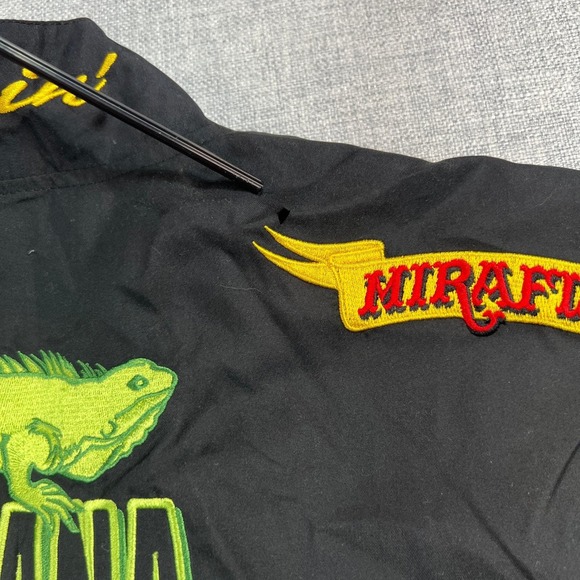 Vintage 90s Thompson & Co Cigars Racing Jacket Men XL Embroidered Patches Bomber - Picture 13 of 14